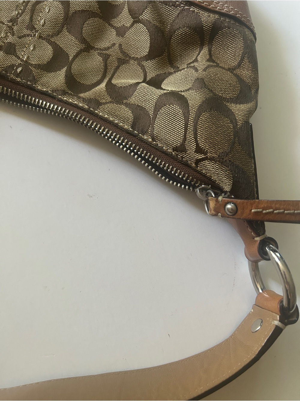 Vtg Coach Hamptons Shoulder Bag - Picture 9 of 16